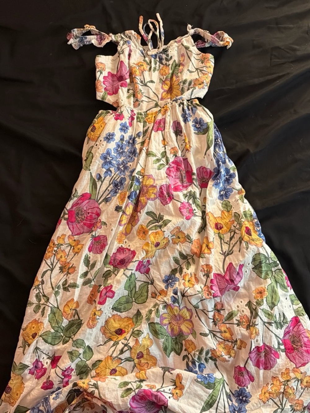 Women’s  Floral Sundress in Pink, Yellow & Blue